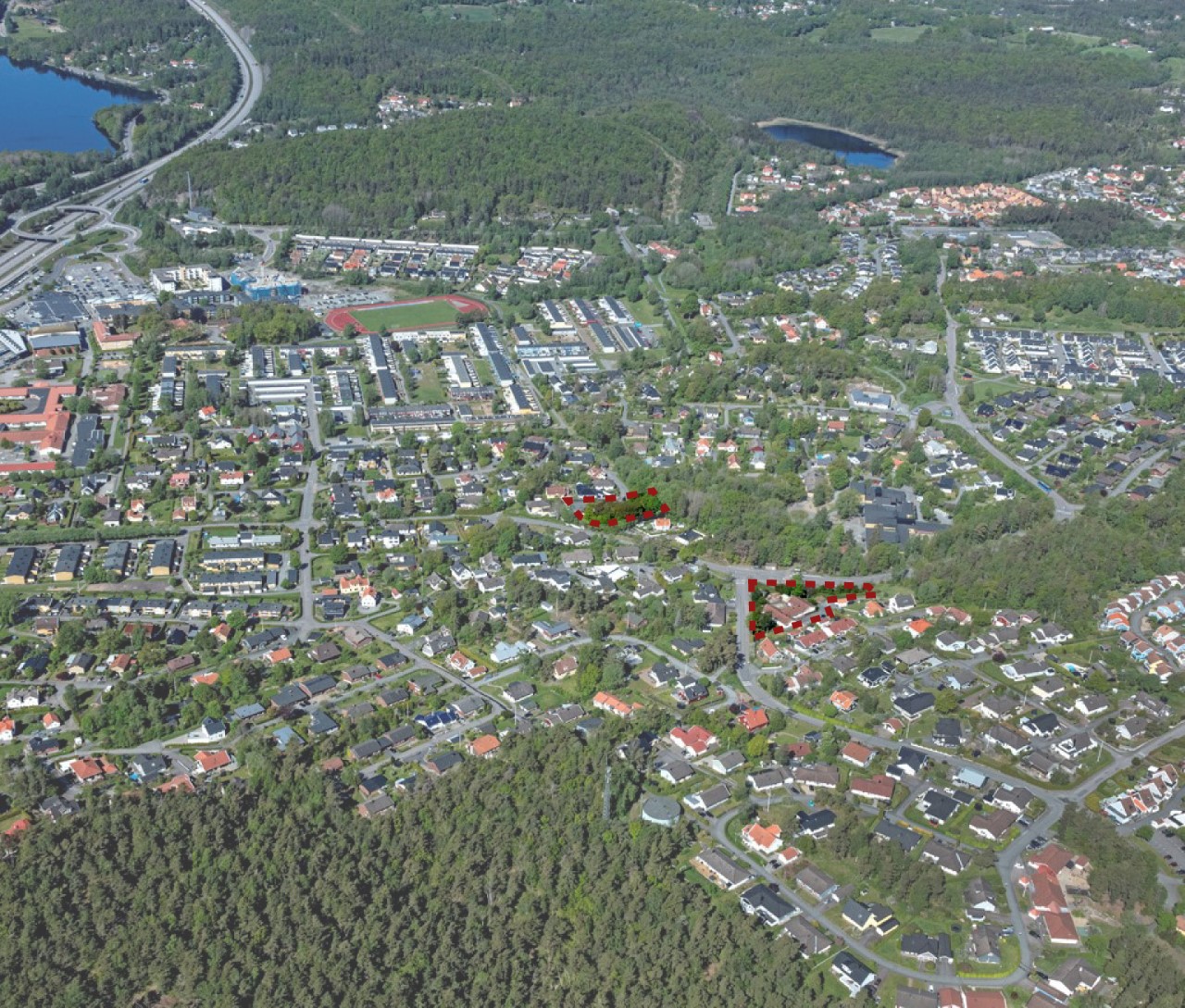 flygfoto över Skällsjöås